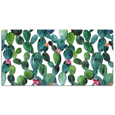 Tapete de secretária Cactos com flores