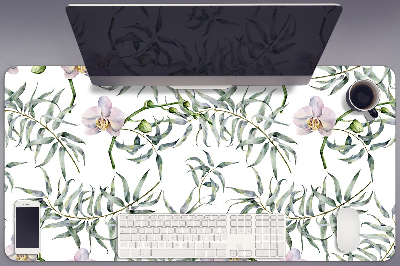 Base de secretária orquídeas rosas