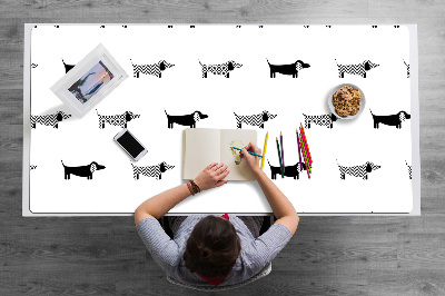 Tapete para secretária Dachshunds