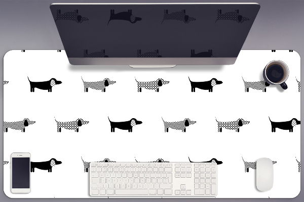 Tapete para secretária Dachshunds