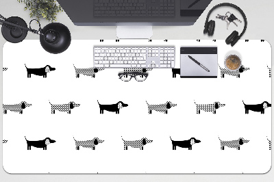 Tapete para secretária Dachshunds