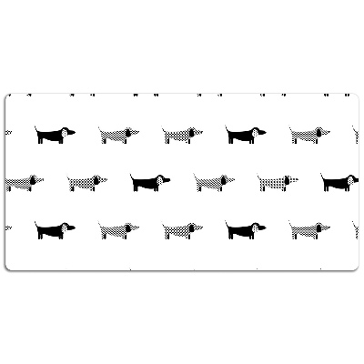 Tapete para secretária Dachshunds