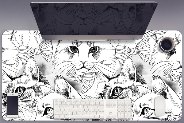 Base de secretária Gatos esboçados