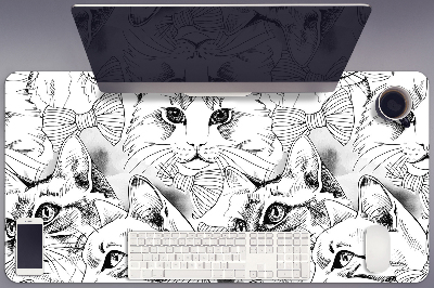 Base de secretária Gatos esboçados