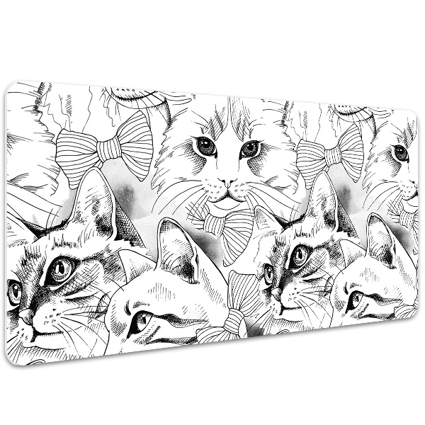Base de secretária Gatos esboçados