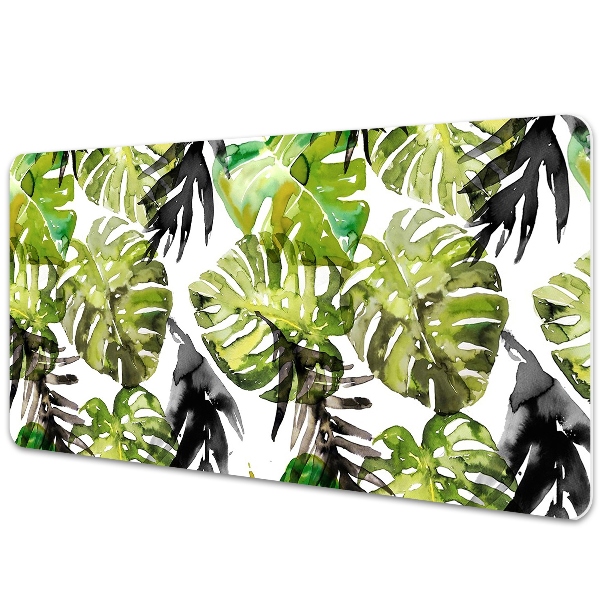 Tapete para secretária Folhas de aquarela