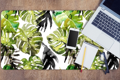 Tapete para secretária Folhas de aquarela