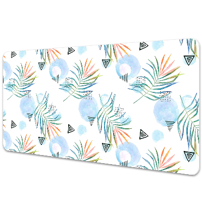 Tapete para secretária Padrão tropical