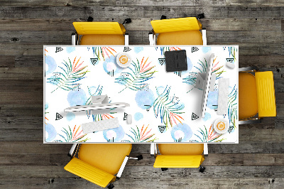 Tapete para secretária Padrão tropical