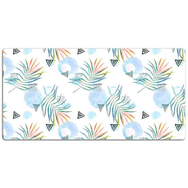 Tapete para secretária Padrão tropical