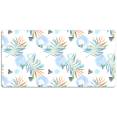 Tapete para secretária Padrão tropical