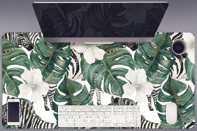Base de secretária Zebras nas folhas