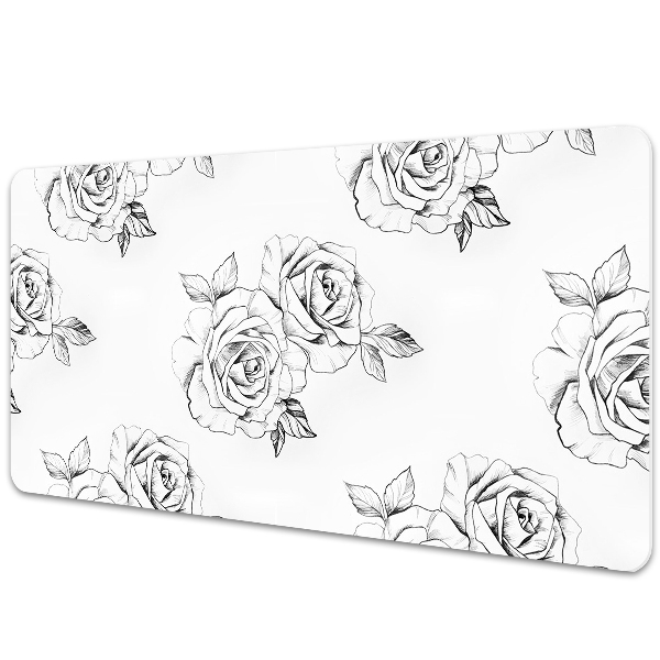 Tapete para secretária Rosas
