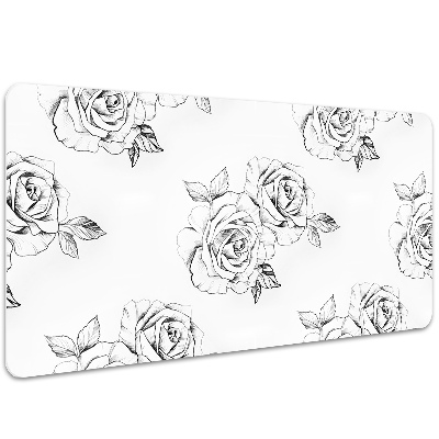 Tapete para secretária Rosas