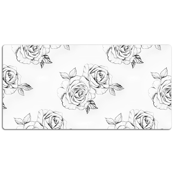 Tapete para secretária Rosas