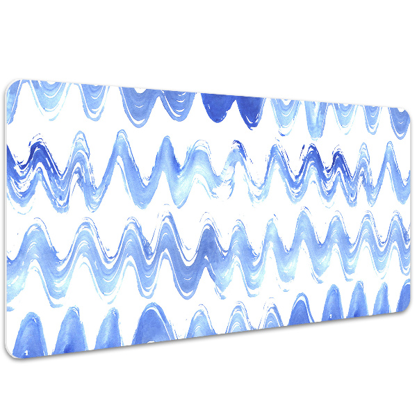 Tapete para secretária Ondas de aquarela