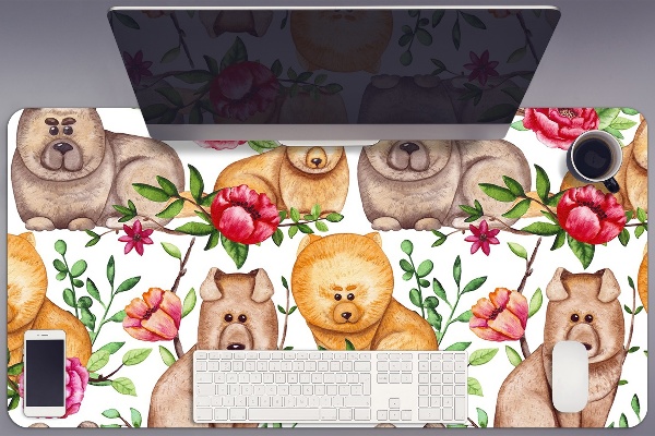 Tapete de secretária Cães Chow Chow