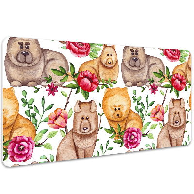 Tapete de secretária Cães Chow Chow