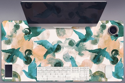 Base de secretária Pássaros em aquarela