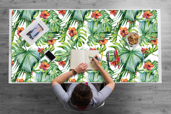 Tapete para secretária folhas havaianas