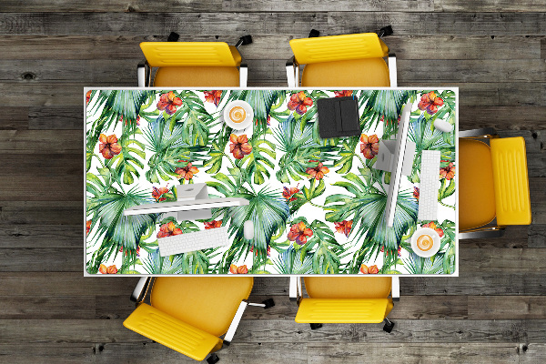Tapete para secretária folhas havaianas