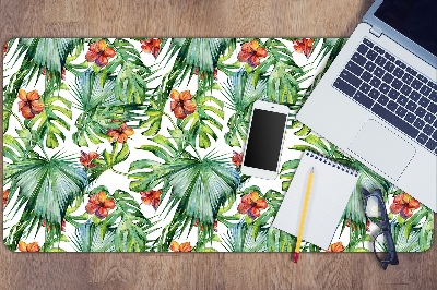 Tapete para secretária folhas havaianas