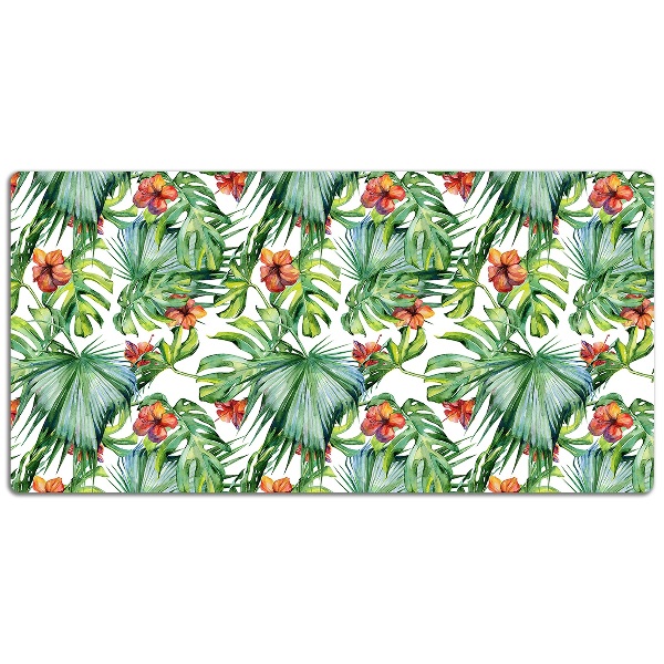Tapete para secretária folhas havaianas