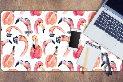 Tapete de secretária Flamingos Loucos