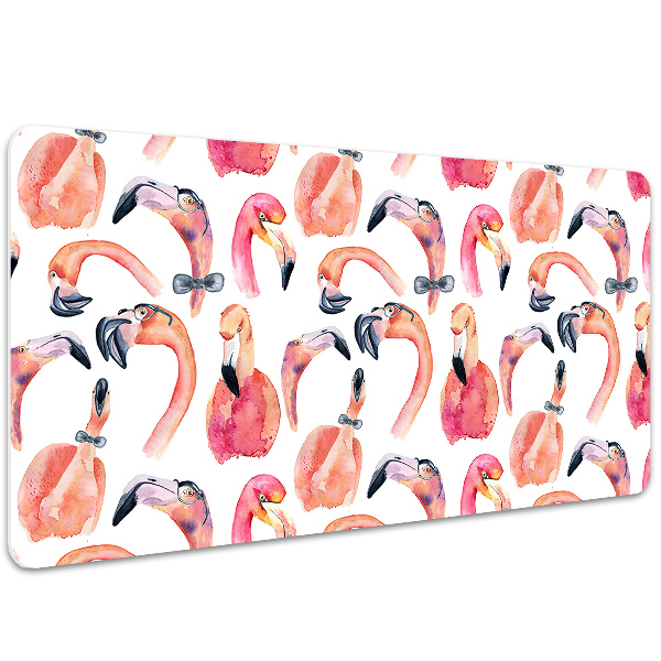 Tapete de secretária Flamingos Loucos