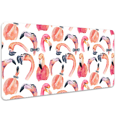Tapete de secretária Flamingos Loucos