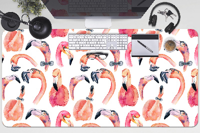 Tapete de secretária Flamingos Loucos