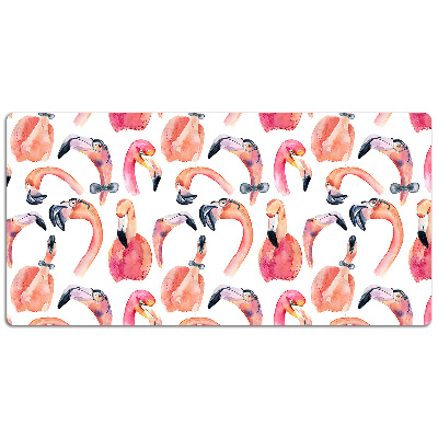 Tapete de secretária Flamingos Loucos