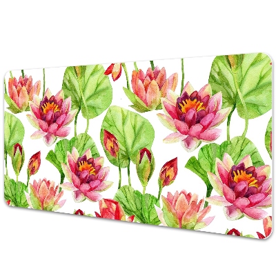 Tapete para secretária Folhas de flor de lótus