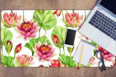 Tapete para secretária Folhas de flor de lótus