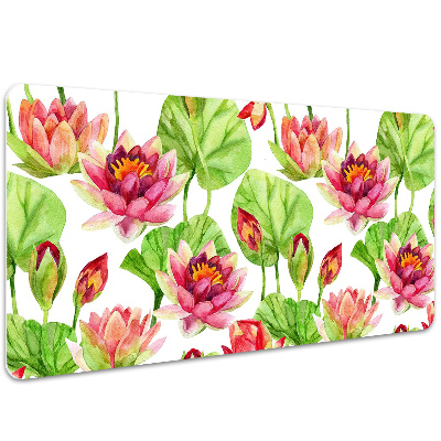 Tapete para secretária Folhas de flor de lótus