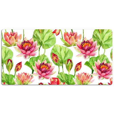 Tapete para secretária Folhas de flor de lótus