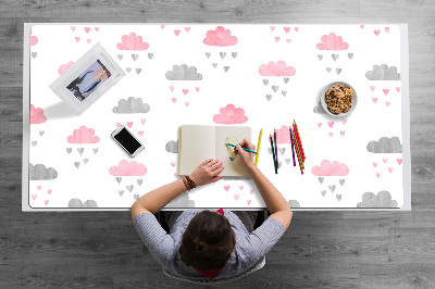 Tapete para secretária Nuvens minimalistas