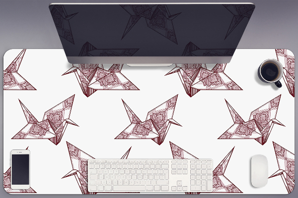 Base de secretária Pássaros de origami