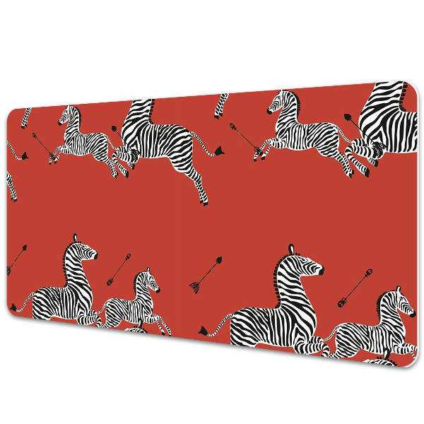 Tapete para secretária Zebras