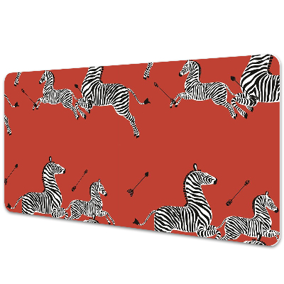 Tapete para secretária Zebras