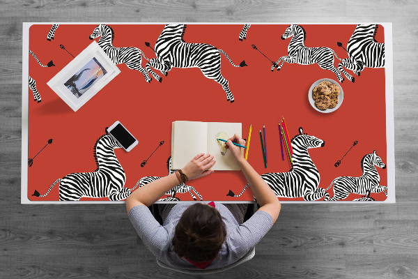 Tapete para secretária Zebras