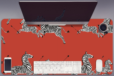 Tapete para secretária Zebras