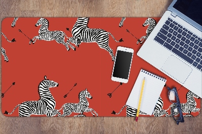 Tapete para secretária Zebras