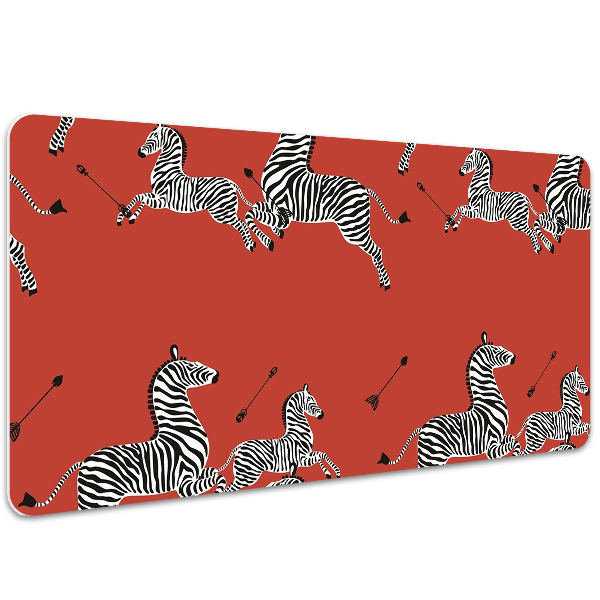 Tapete para secretária Zebras