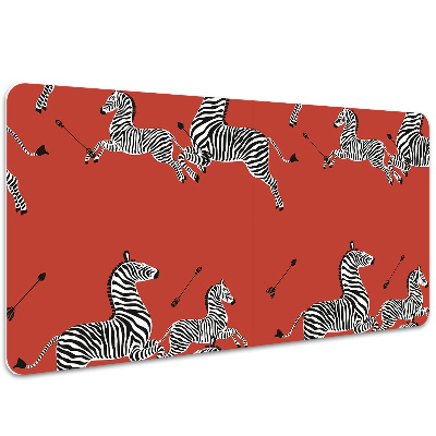 Tapete para secretária Zebras