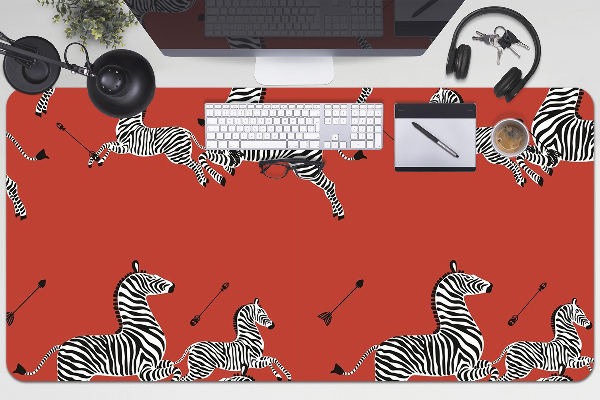 Tapete para secretária Zebras