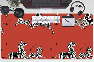 Tapete para secretária Zebras