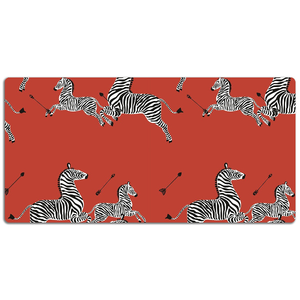 Tapete para secretária Zebras