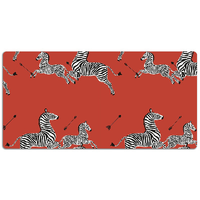 Tapete para secretária Zebras