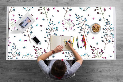 Tapete para secretária Motivo floral